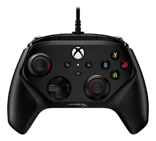 Control Hyperx Clutch Gladiate Cableado Para Xbox Series X Color Negro