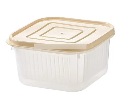 Recipiente Contenedor Para Alimentos Con Escurridor Set X3