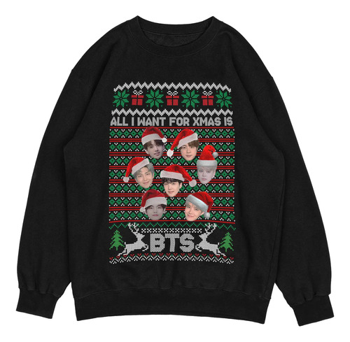 Sudadera Ugly Sueter Anime Navidad Bts Kpop Corea Jungkook | Meses sin interés