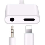 Adaptador Lightning iPhone Duplo Para Carregar + Fone P2