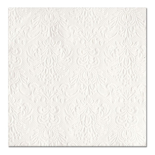 20 Guardanapos P/ Decoupage Ambiente Elegance White 13304925