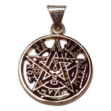 Tetragramaton Chapa De Oro Talisman De Magos