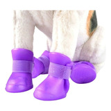 Botas De Lluvia Resistentes Antideslizante Zapatos Perro