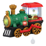 Conjunto De Trem Elétrico Brinquedo De Aprendizagem Vermelho