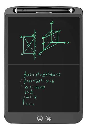 Tableta De Dibujo Digital Writing Pad Con Un Solo Clic Y 12