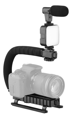 Set De Lámparas Para Fotografía, Luz De Vídeo, Micrófono Rem