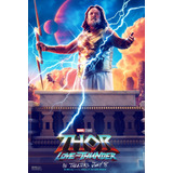 Póster Thor Love And Thunder Zeus Russell Crowe Dios Marvel