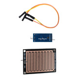 Sensor Agua Lluvia Humedad Arduino Modulo Cables Clima 3v 5v