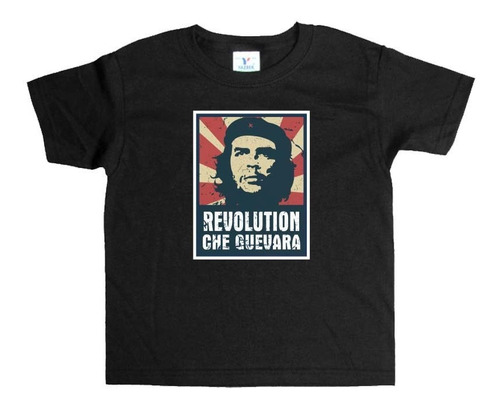 Remera Negra Che Guevara Art#19