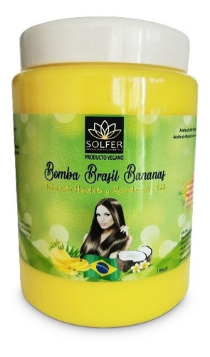 Bomba De Nutrición Capilar,textura Cremosa Brasil Bananas 1k