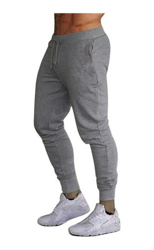 Pants Jogger Hombre Gym Slim Entubado Deportivo Moda Deporte