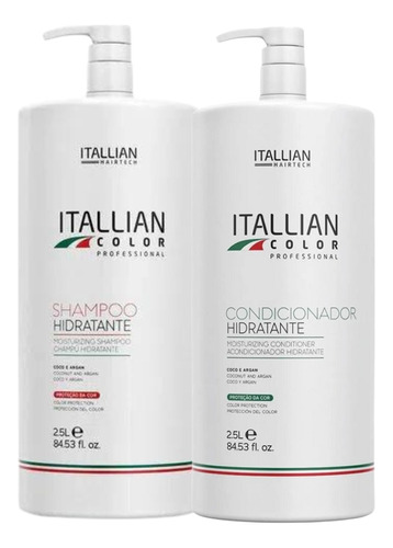 Kit Shampoo E Condicionador Profissional Itallian Color 2.5l