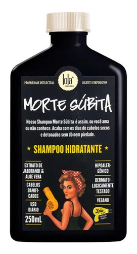 Shampoo Para Pelos Resecos Morte Subita Lola Cosmetics