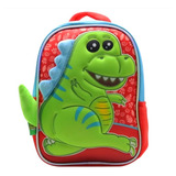 Mochila Infantil Dinosaurio Espalda Jardin 12   Original