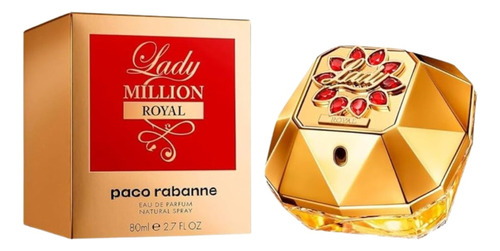 Perfume Importado Feminino Lady Million Royal Edp 80ml - Paco Rabanne - 100% Original Lacrado Com Selo Adipec E Nota Fiscal Pronta Entrega