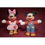 Muñecos Mickey Y Minnie Mouse Antiguos