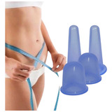 Cupping Ventosa Silicone Massagem Ventosaterapia Kit C 4 