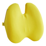 Cojín De Soporte Lumbar De Espuma Viscoelástica Amarillo