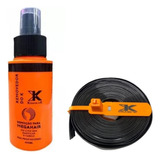 Kit Para Mega Hair Removedor D Cola K 100ml + Queratina Fita