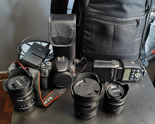 Câmera Cânon Sl2 + Kit