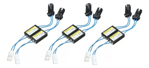 3x Par Resistor Canceller T10 Led Pingo Elimina Erro Painel