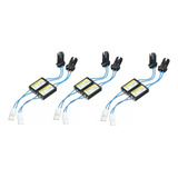 3x Par Resistor Canceller T10 Led Pingo Elimina Erro Painel