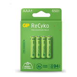 Pilas Recargables Gp Recyko Aaa 650mah  Caja X 4 Unidades