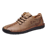 Hombre Mocasines Zapatos Casual Cuero Causales Calzado