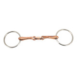 Snaffle Bit, 135 Mm, Boca De Caballo, Acero Inoxidable Y Cob