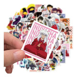 50 Stickers Calcomanias Inuyasha