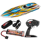 Lancha De Control Remoto Traxxas Blast Barco Recargable Rc 