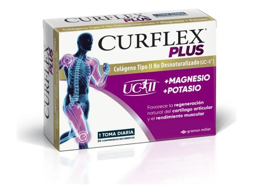 Curflex Plus Colágeno + Magnesio + Potasio X 30 Comp.