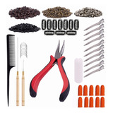 Kit De Extensione De Cabello Con 400pcs Micro Ring Beads 