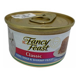 Snack Fancy Feast Gato Paté Pescado Y Camarones 85 Gr. 8uni.