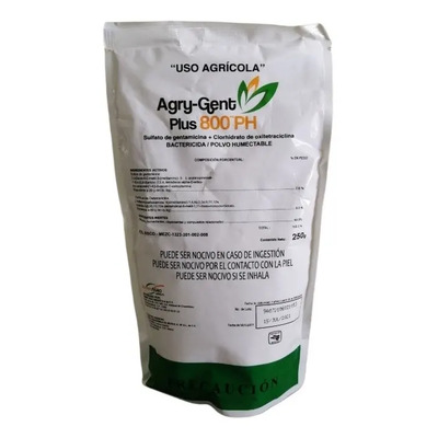Agry-gent 800 250gr Gentamicina Bactericida Agricola | Meses sin interés