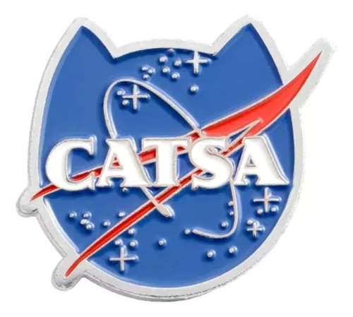 Pin Metalico Gato Catsa Nasa Michi Gatito Karen Arte