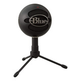 Microfono Logitech Blue Snowball Usb Cardioide Omni Negro