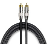 Cabo Para Subwoofer 100% Cobre Blindado Conector Rca 20 M