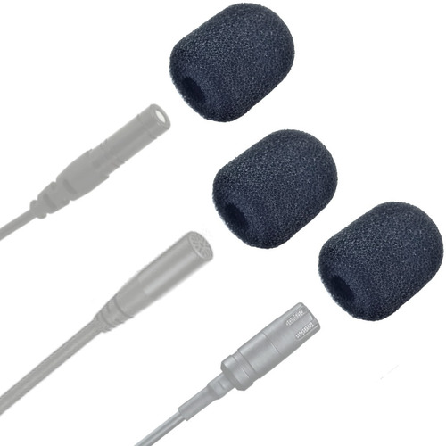 Espuma Para Microfone De Lapela Profissional Mini Kit 03 Un