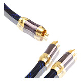 Cable De Audio Kuyiohifi, 1 Rca A 2 Rca, 1.2 M