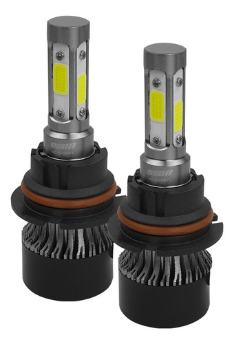 Jgo Focos Led 55w P/faros 9007 Luz Baja Y Alta C4 Osun