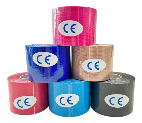Cinta Kinesiologica Caja Individual Tape 5cm Venda Colores
