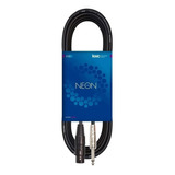 Cable Canon Xlr A Plug 6,5 Kwc Neon 111 - 3 Metros