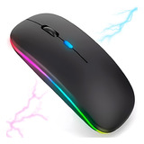 Mouse Gamer Bluetooth Rgb Recarregável Barato Durável Semfio