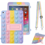 Funda Case Pop It Para iPad Mini 4 5 Correa Y Soporte