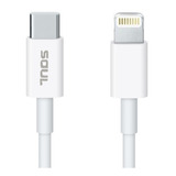 Cable Usb Tipo C 3.0a Compatible Con iPhone Soul 1 Metro