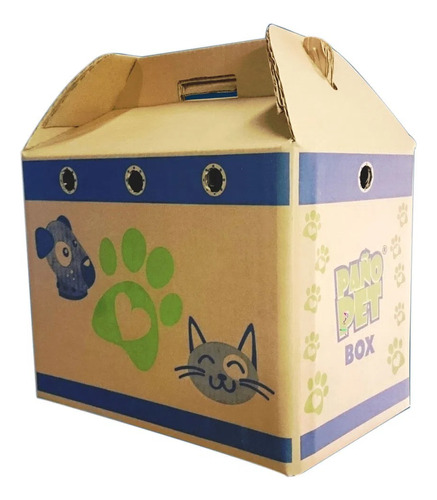 Box Pet Caja Transportadora Paño Pet Gatos
