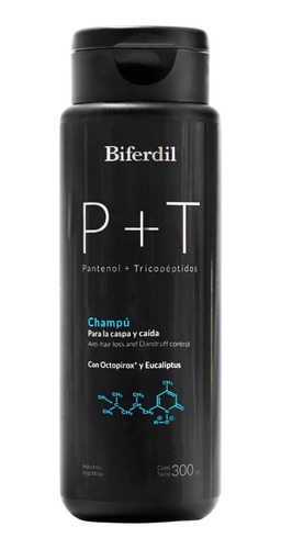 Biferdil Shampoo Caspa Y Caída P + T Con Octopirox 300ml