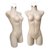 Torsos Exhibidores De Ropa Duopack Maniquies Dama Color Carn