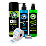 Kit Barber Coolcare Gelafeitar Cuellero Navajas Aftershave 